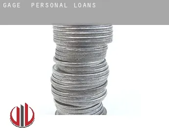 Gage  personal loans