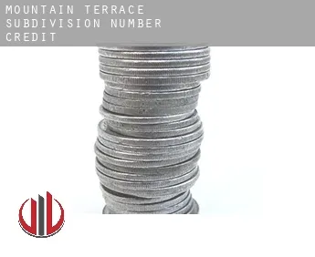 Mountain Terrace Subdivision Number 1-4  credit