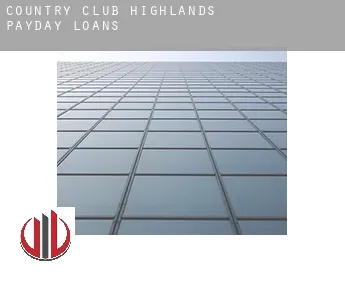 Country Club Highlands  payday loans
