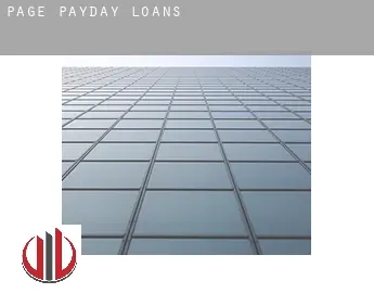 Page  payday loans