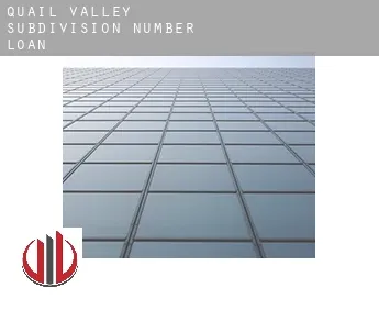Quail Valley Subdivision Number 3  loan