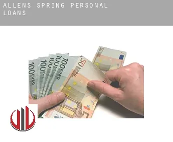 Allens Spring  personal loans