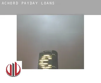 Achord  payday loans
