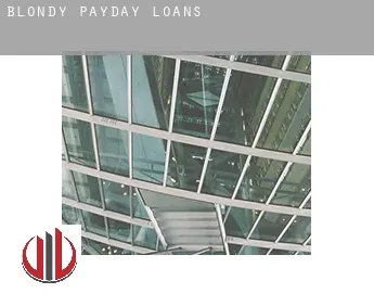 Blondy  payday loans