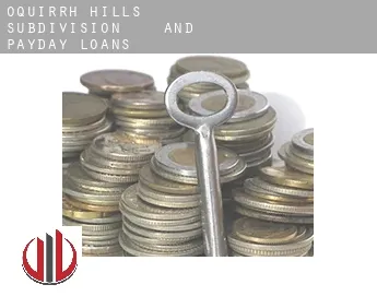 Oquirrh Hills Subdivision 5, 6, 8 and 9  payday loans