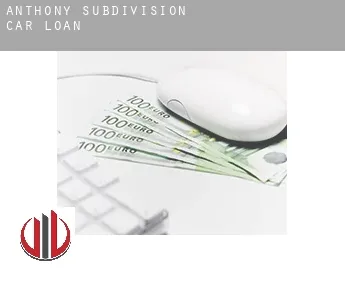 Anthony Subdivision  car loan