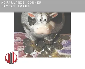 McFarlands Corner  payday loans