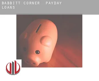 Babbitt Corner  payday loans