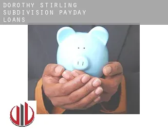Dorothy Stirling Subdivision  payday loans