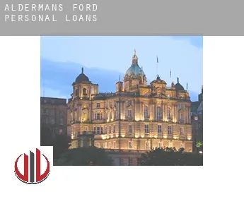 Aldermans Ford  personal loans