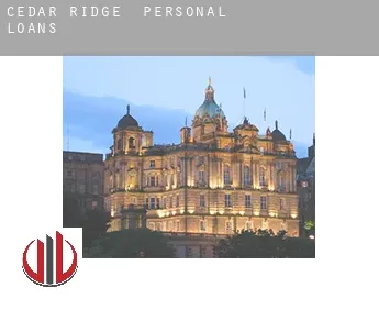 Cedar Ridge  personal loans