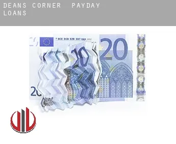Deans Corner  payday loans