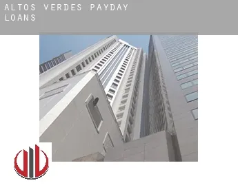 Altos Verdes  payday loans