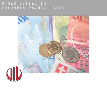 Other cities in Columbia payday loans