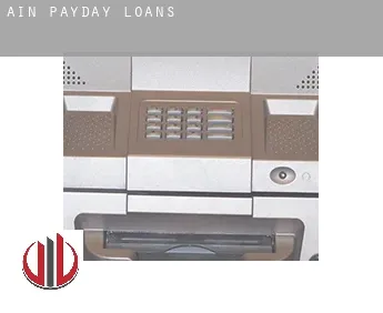 Ain  payday loans