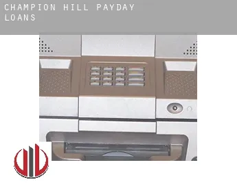 Champion Hill  payday loans