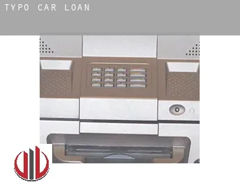 Typo  car loan