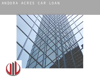 Andora Acres  car loan