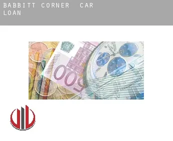 Babbitt Corner  car loan