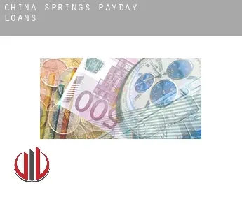 China Springs  payday loans