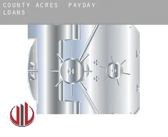 County Acres  payday loans
