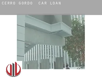 Cerro Gordo  car loan