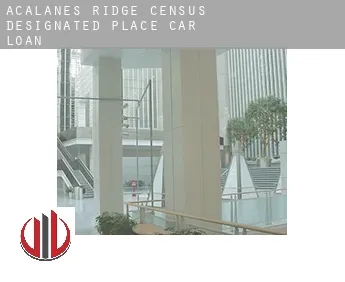 Acalanes Ridge  car loan
